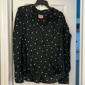 Kate spade dot collar shirt